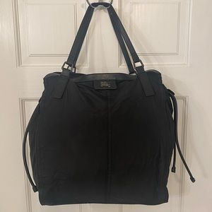 Burberry Nylon Buckleigh Black Tote Bag